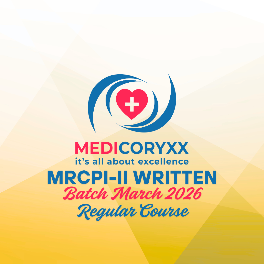 MRCPI- 2 WRITTEN REGULAR COURSE MARCH 2026
